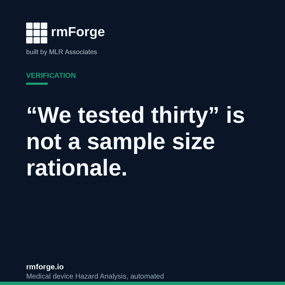 We Tested Thirty Is Not a Sample Size Rationale